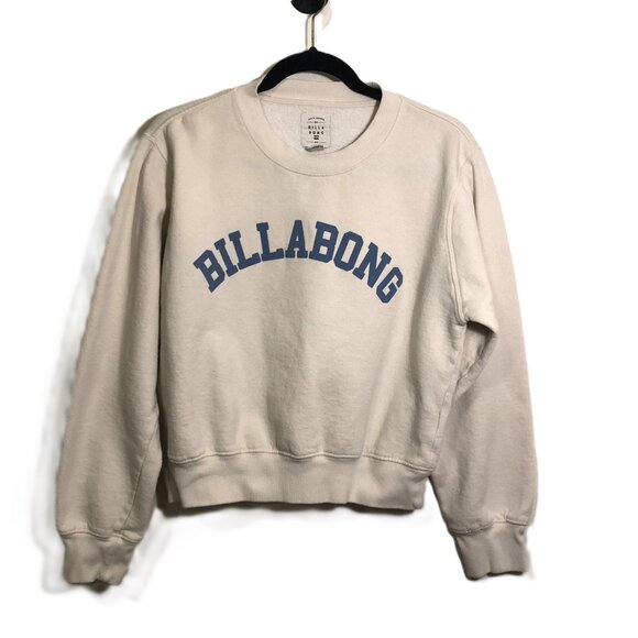 Billabong Sweatshirt - Size M - Off White - Picture 1 of 3